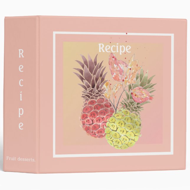 Pineapples, sweet couple . binder (Front/Spine)