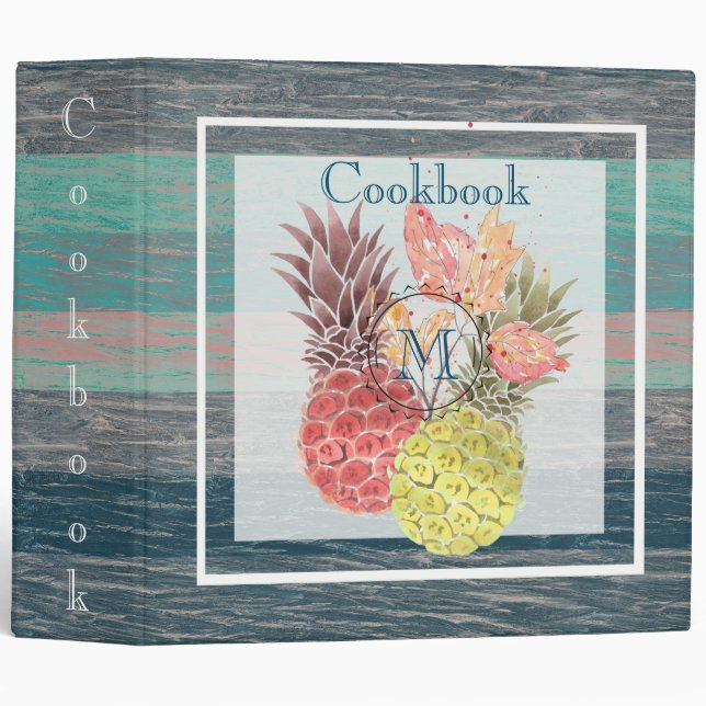 Pineapples, sweet couple . binder (Front/Spine)