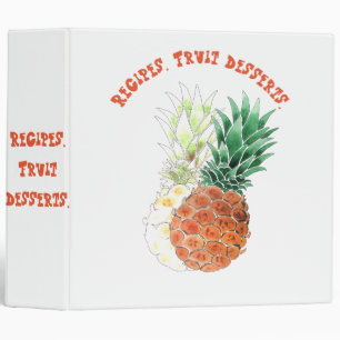 Pineapples, sweet couple . binder