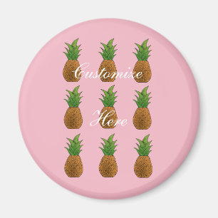 Pineapples Thunder_Cove Magnet