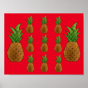 Pineapples Thunder_Cove Poster