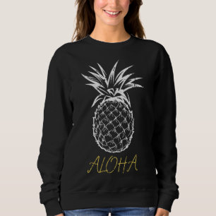 Pineapples Tropical Fruit Aloha Pineapple Graphic Sweatshirt