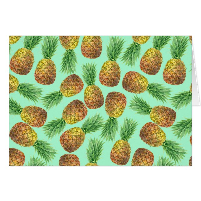 Pineapples watercolor 2 (Front Horizontal)
