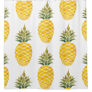 Pineapples. Watercolor hand painted illustration w