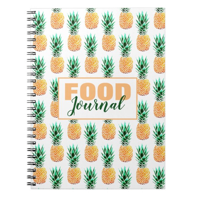 Pineappy Food Journal Carnet photo spirale (Devant)