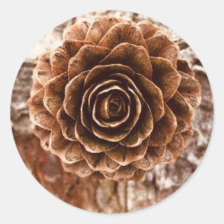 Pinecone Autumn Stickers