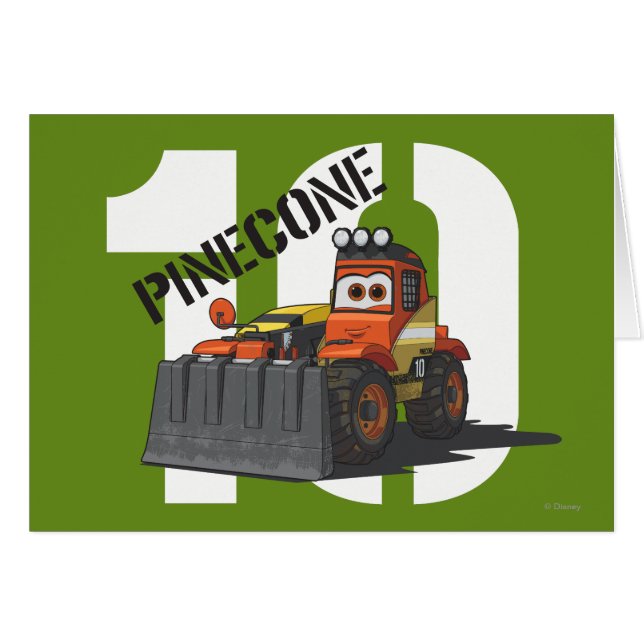 Pinecone Caractère Art (Devant horizontal)