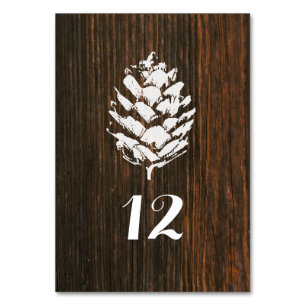 Pinecone Grange Bois Numéro de table