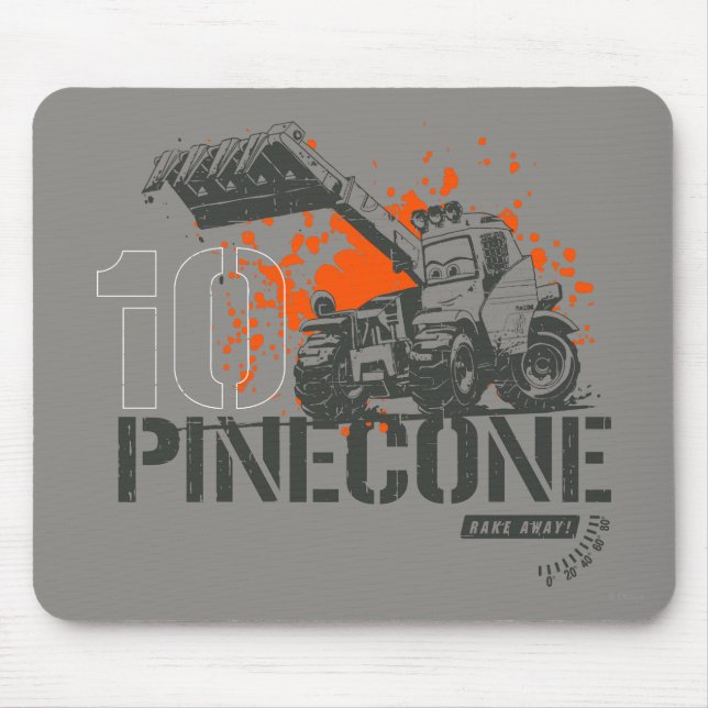Pinecone Graphic Mouse Pad (Front)