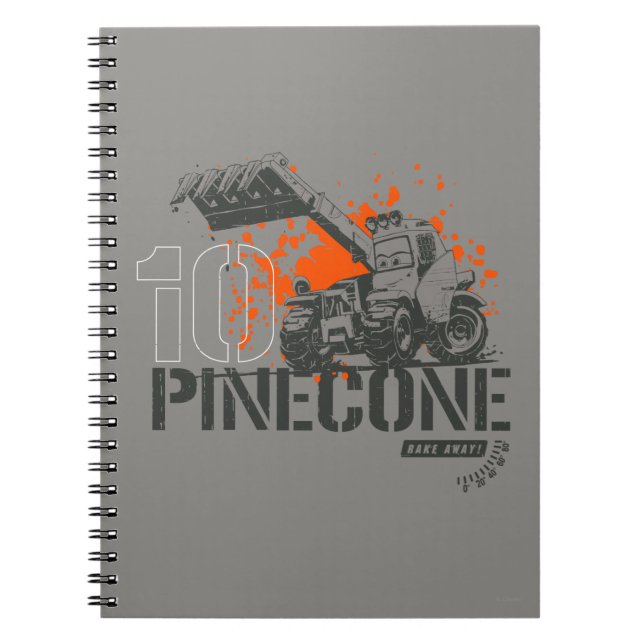 Pinecone Graphic Notebook (Front)