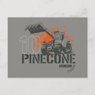 Pinecone Graphic Postcard