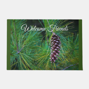 Pinecone Portrait Doormat