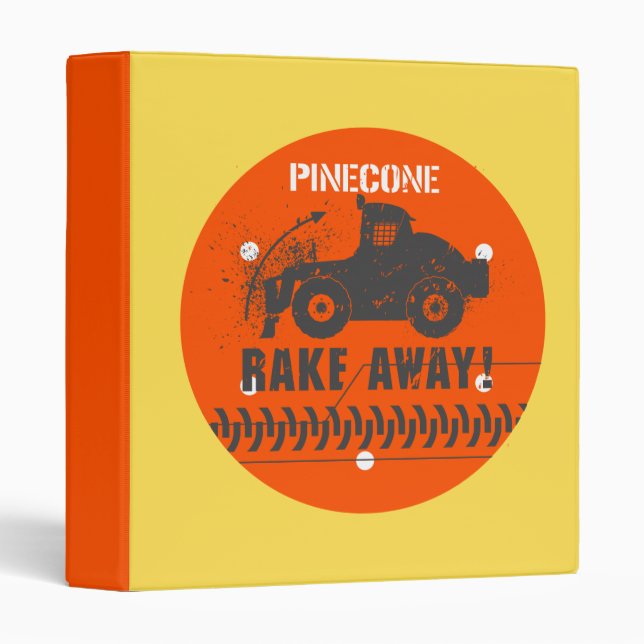 Pinecone Rake Away! Binder (Front/Spine)