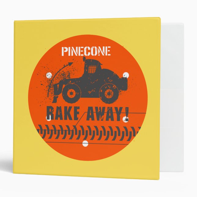 Pinecone Rake Away! Binder (Front/Inside)