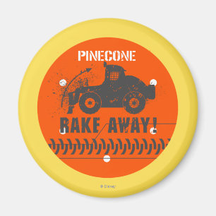 Pinecone Rake Away! Magnet