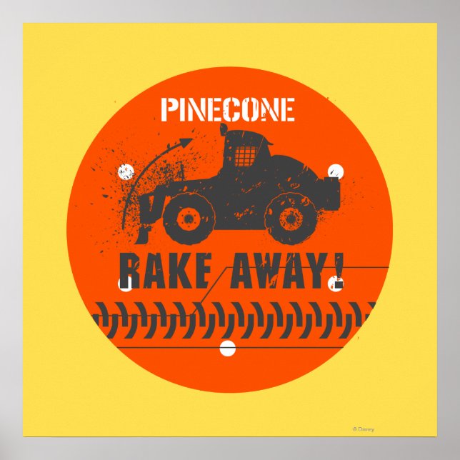 Pinecone Rake Away! Poster (Front)