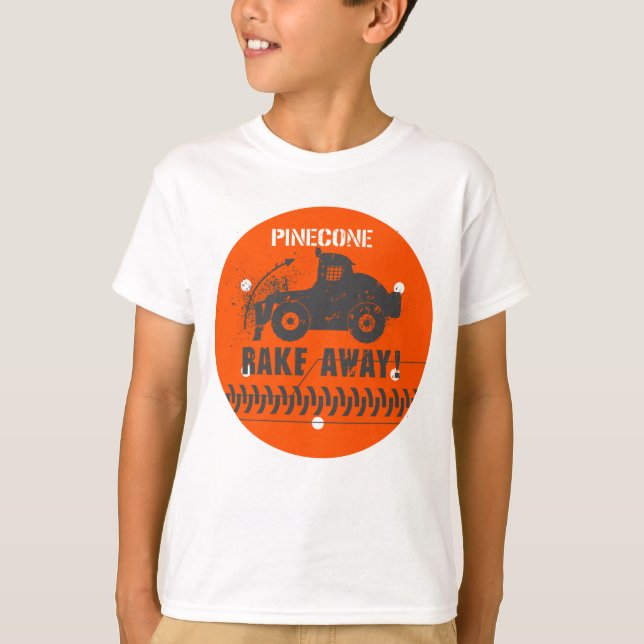 Pinecone Rake Away! T-Shirt (Front)