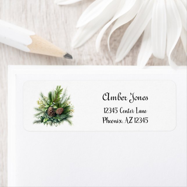 Pinecone Return Address Label (Insitu)