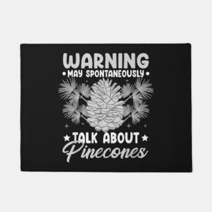 Pinecone Tree Funny Plant Mountain Forest Doormat