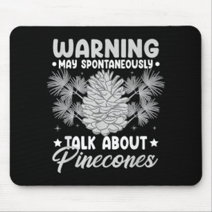 Pinecone Tree Funny Plant Mountain Forest Mouse Pad