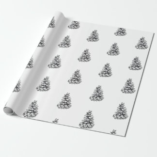 Pinecone Wrapping Paper