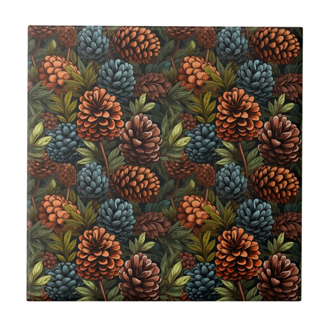 Pinecones Tile (Front)