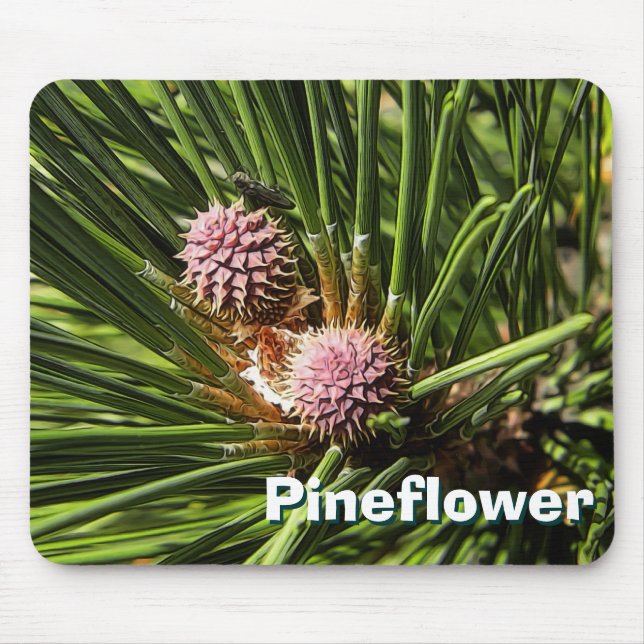 Pineflower Mouse Pad (Front)