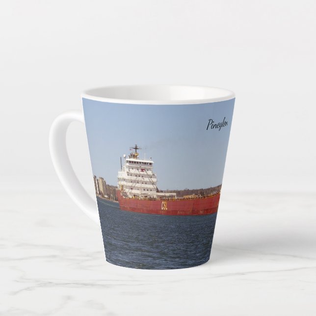 Pineglen latte mug (Left Angle)