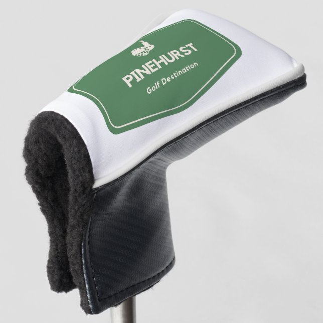 Pinehurst North Carolina Golf Destination Golf Head Cover (3/4 Front)