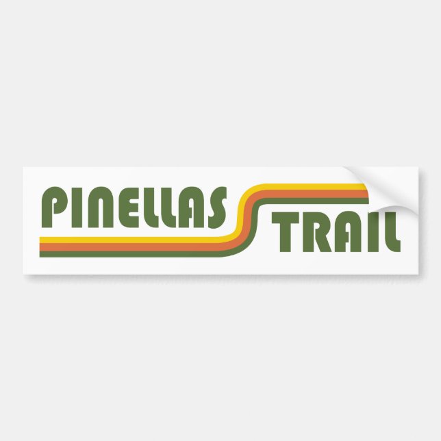 Pinellas Trail Florida Bumper Sticker (Front)