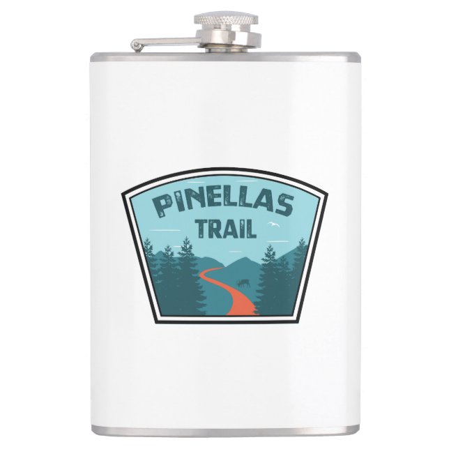 Pinellas Trail Hip Flask (Front)