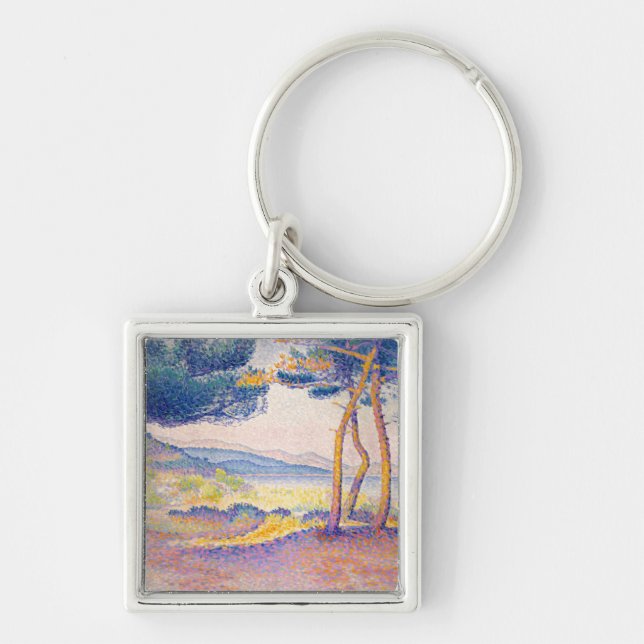 Pines Along the Shore Keychain (Front)