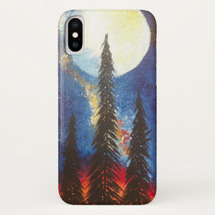 "Pines at Dusk" iPhone X Case