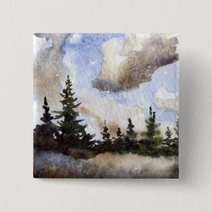 Pines Landscape Button