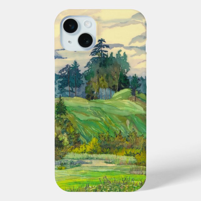 Pines watercolor Case-Mate iPhone case (Back)