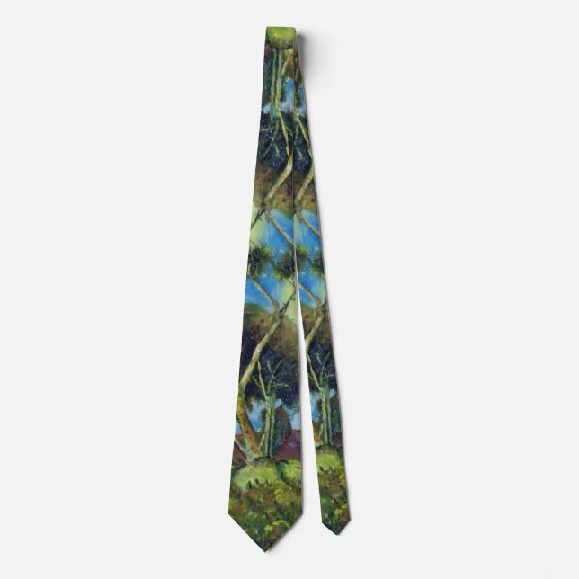 PINEWOOD IN TUSCANY LANDSCAPE TIE (Front)