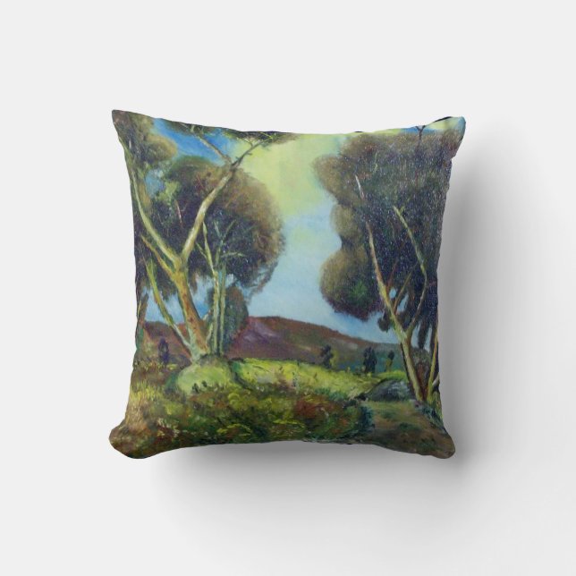 PINEWOOD IN TUSCANY THROW PILLOW (Front)
