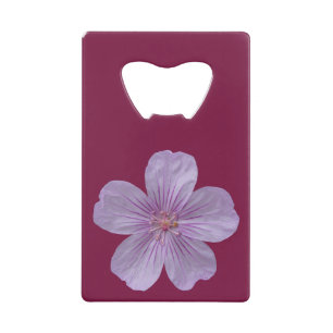 Pineywoods Geranium #1 Credit Card Bottle Opener