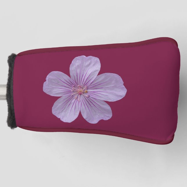 Pineywoods Geranium #1 Golf Head Cover (Front)