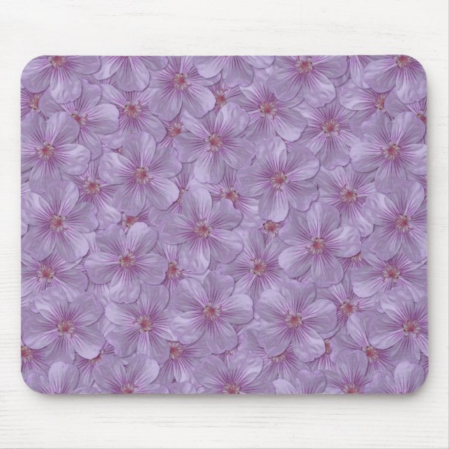 Pineywoods Geranium Seamless Pattern Mouse Pad (Front)