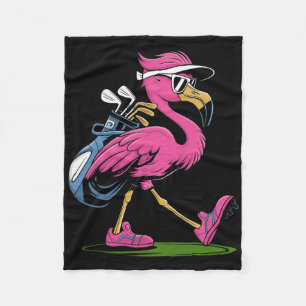 Ping Flamingo Golf Sungles Woman Ladies Men Golf L Fleece Blanket