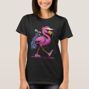 Ping Flamingo Golf Sungles Woman Ladies Men Golf L T-Shirt
