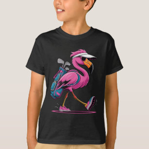Ping Flamingo Golf Sungles Woman Ladies Men Golf L T-Shirt