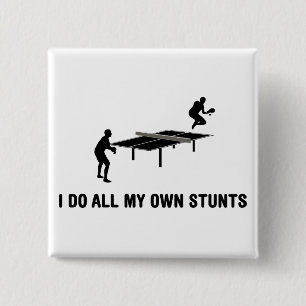 Ping Pong 2 Inch Square Button
