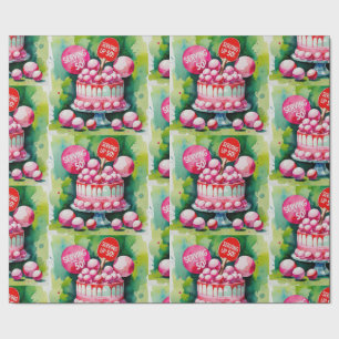 Ping Pong 50th Birthday  Wrapping Paper