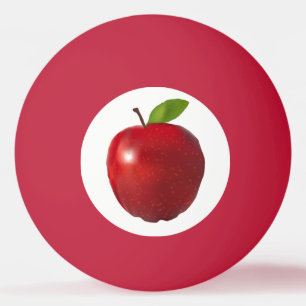 Ping Pong Apple ajournent la balle de tennis