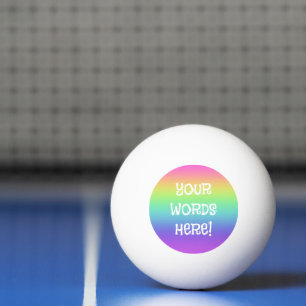 Ping Pong Arc-en-ciel - Balle à bille de bière personnalisée