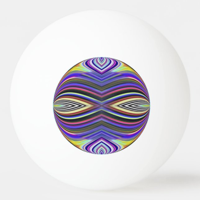 Ping Pong Ball - Fractal Abstract (Back)