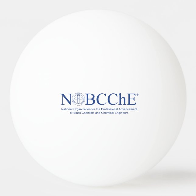 Ping Pong Ball - NOBCChE logo (Front)