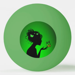 Ping Pong Ball The Green Butterfly Woman